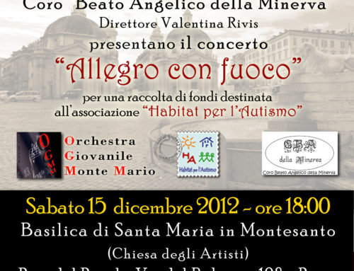 Concerto “Allegro con fuoco” a sostegno del progetto “A spasso per la città”